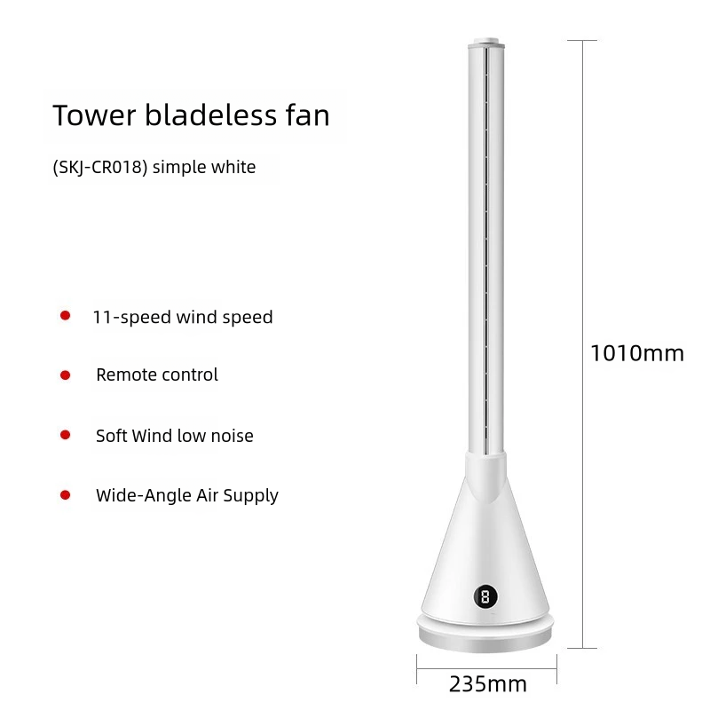 Tower bladeless fan